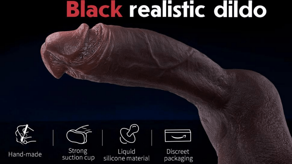 black realistic dildo